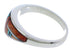 Multicolor Inlay Sterling Silver Jewelry Ring Size 7-3/4 VX36969